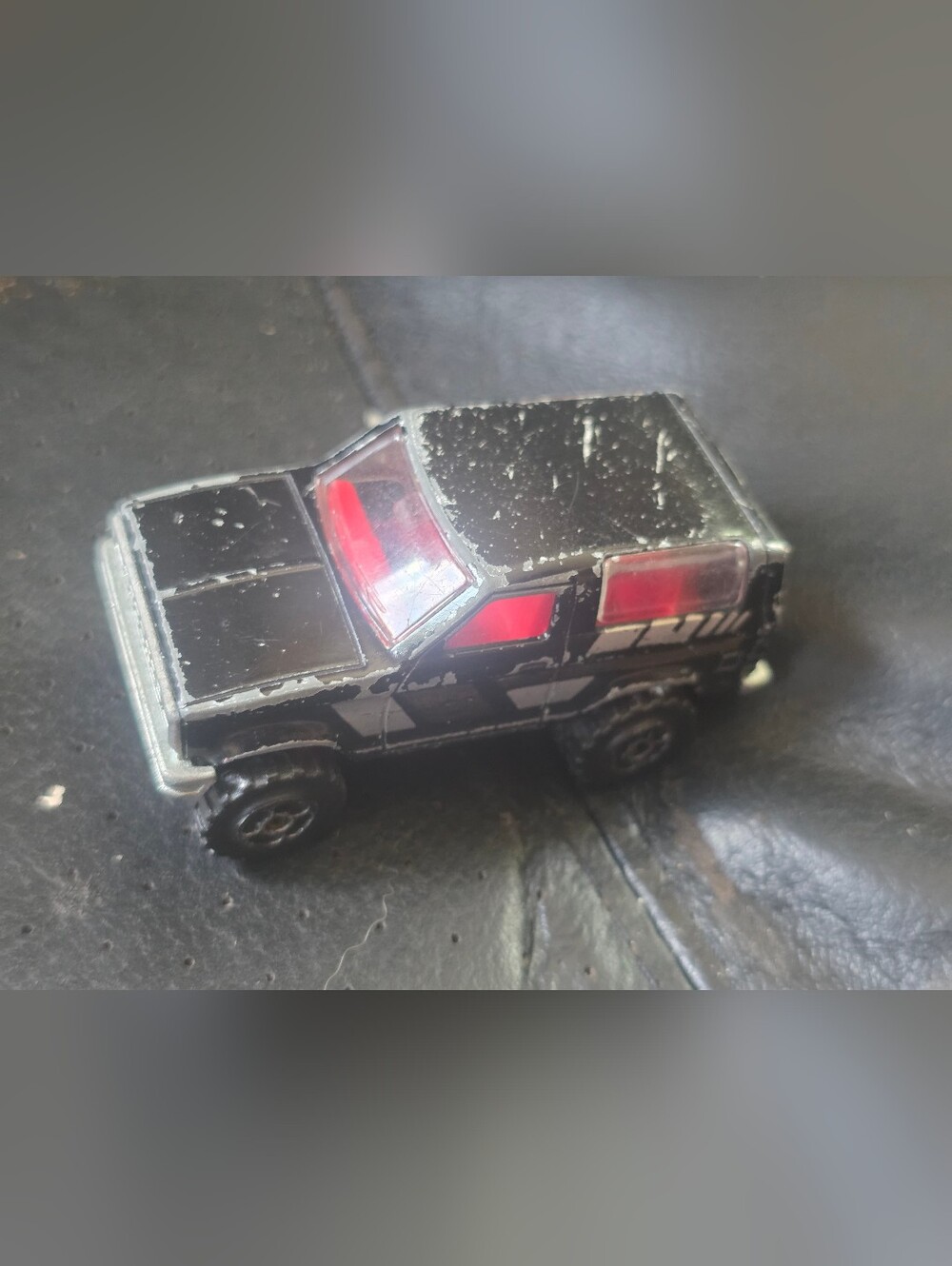 Vintage MAJORETTE Black FORD BRONCO Truck 1/56 Diecast #251 Made in France